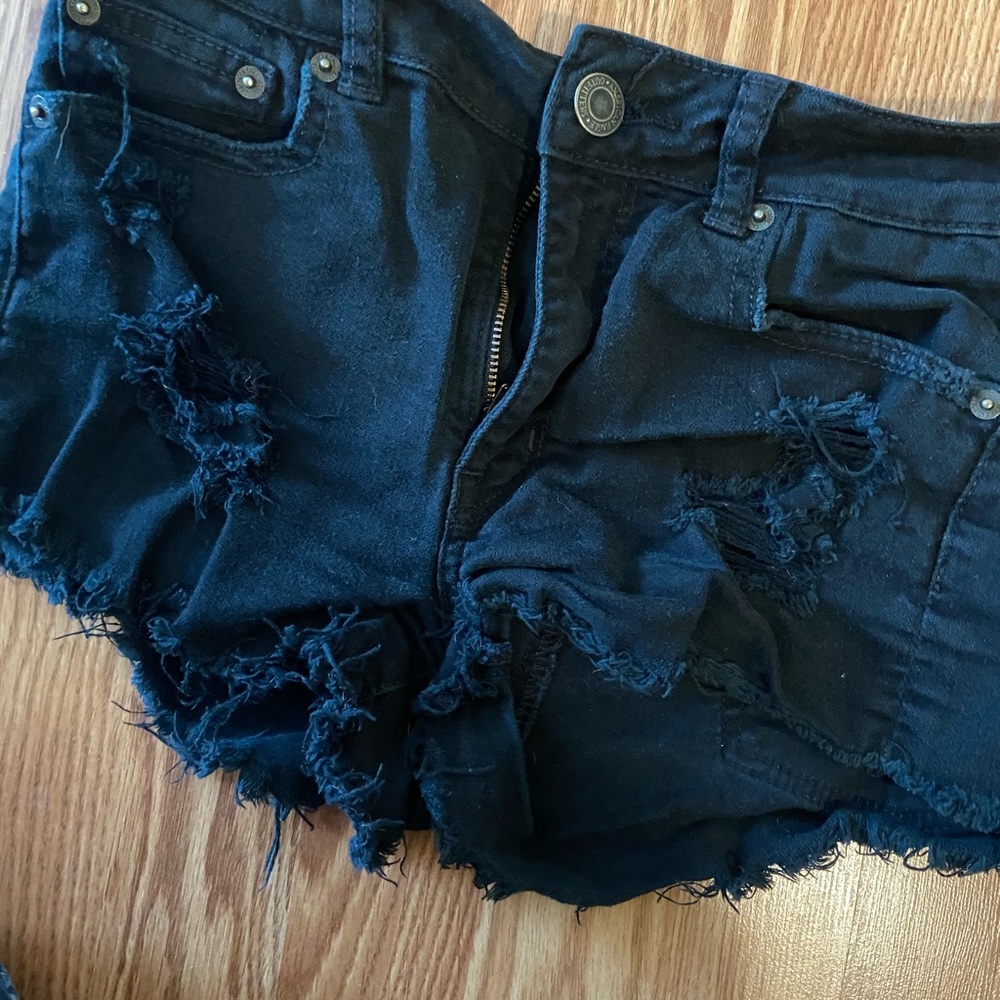 Denim shorts